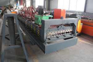 Beliebteste trapezförmige Dachziegel-Rollen form maschine Ibr-Dachbahn maschine - Product Image 6