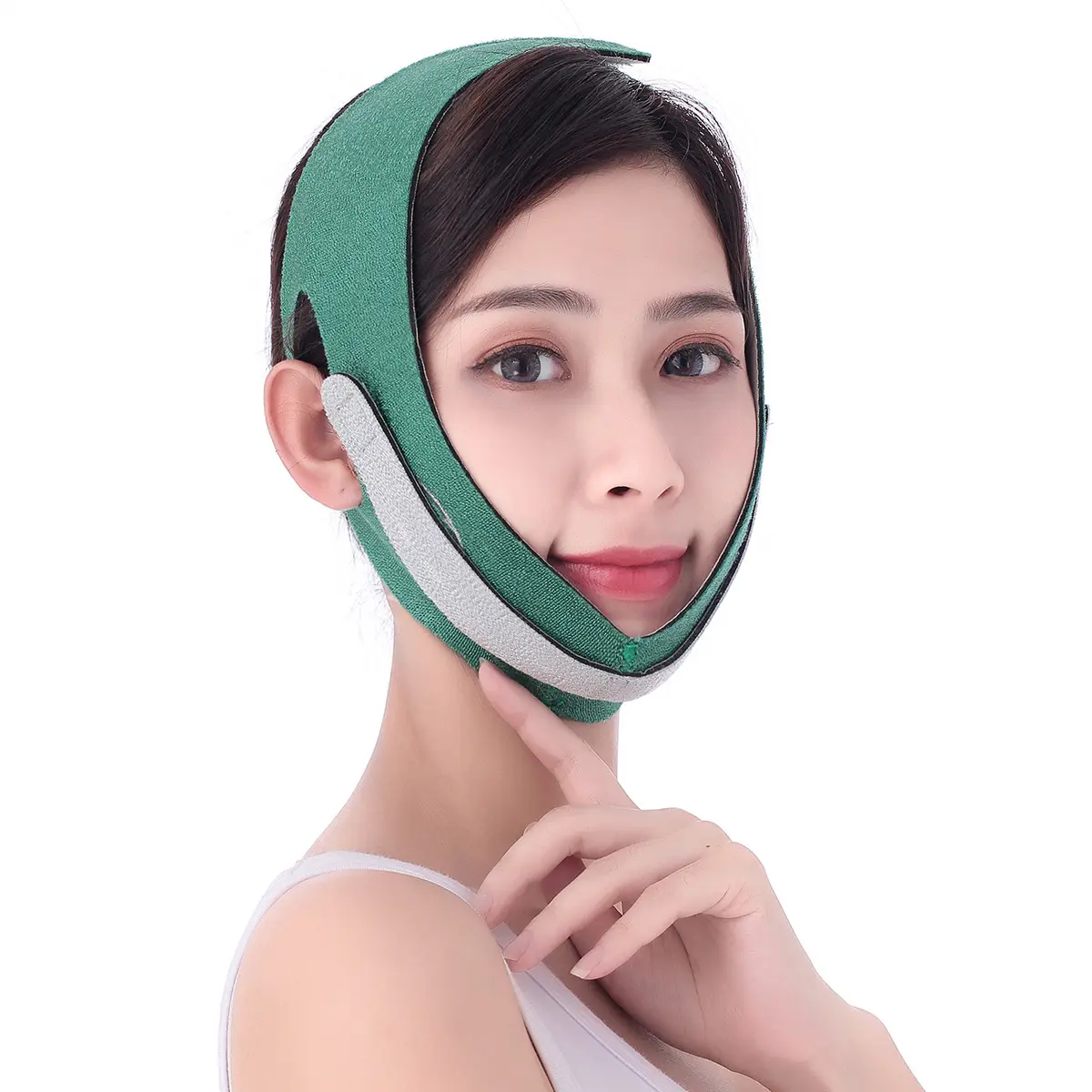 Chin Up Patch Double Chin Reducer Face Lifting Belt Bandage Anti Wrinkle Face Band V Line Lifting Chin Strap for Women