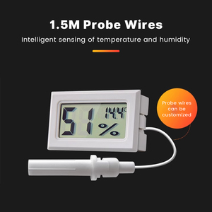 Prix usine contrôle <span class=keywords><strong>automatique</strong></span> LCD thermomètre numérique hygromètre capteur de température noir/blanc <span class=keywords><strong>pour</strong></span> poulet caille autruche canard - Product Image 6