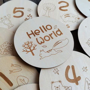 Carte d'annonce de <span class=keywords><strong>naissance</strong></span> de nouveau-né - Product Image 1