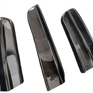 Suitable for Ferrari F8 Tributo Front Wind Blade Modification, Dry Carbon Fiber Front <b>Bumper</b> Wind Blade, <b>Sticker</b> Type 987949011 - Product Image 4