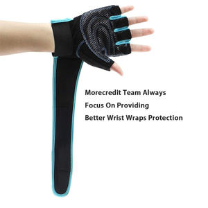 Gants d'entraînement avec bandages de poignet, gants de gym, rembourrage complet de la paume, gants de musculation pour hommes et femmes - Product Image 4