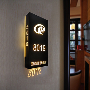 New Product Customized High End Hotel Led <strong>House</strong> <strong>Number</strong> <strong>Outdoor</strong> Led Backlit Architecture Fabricator