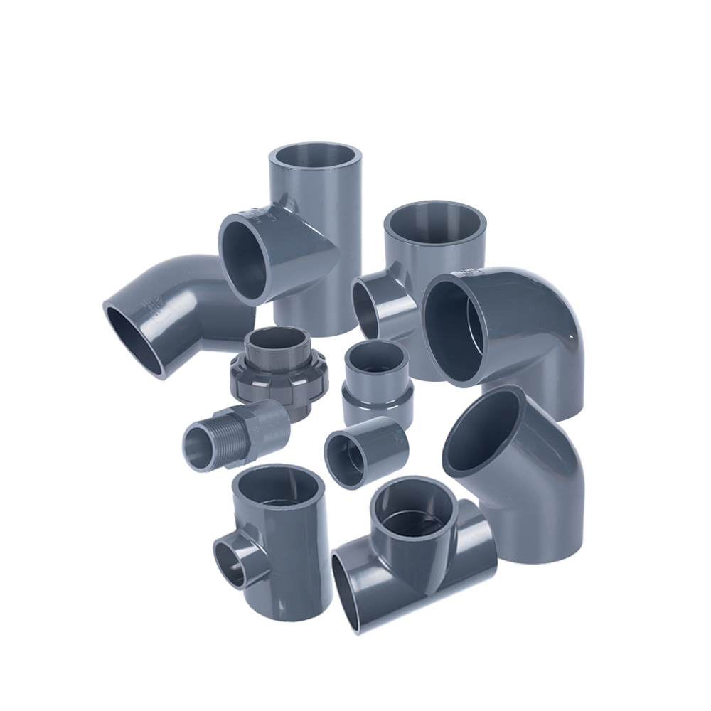 The factory wholesale plumbing materials custom PVC high quality plastic Names Of PVC CPVC UPVC Pipe Fittings