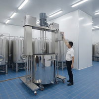 Agitateur industriel haute vitesse SPRALL 3000 tr/min, machine d'émulsification SUS304 pour revêtements, produits chimiques, liquides alimentaires, 11 kW, capacité 100-1000 L