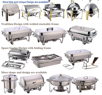 Équipement de restauration Chauffe-plats pour buffet S/S de haute qualité