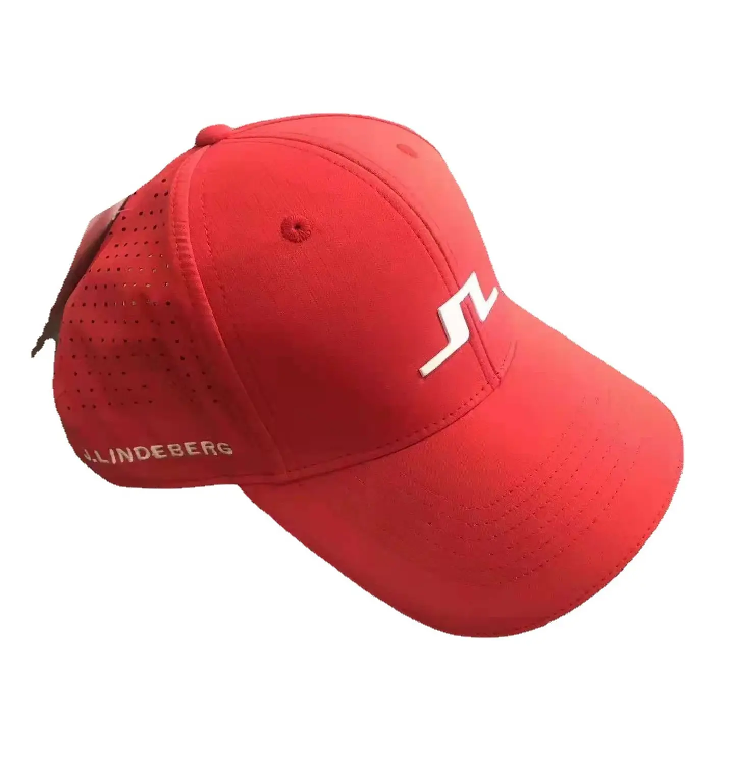 Unisex Golf Hoed Caps Custom Logo Pre-Vormige Bill Verstelbare Maat Voor Running Ademende Bal Cap