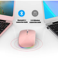 Offre Spéciale Souris Sans Fil X1 Bi-Mode 2.4G BT 4D 1600 DPI Rechargeable pour Ordinateur de Bureau et Portable