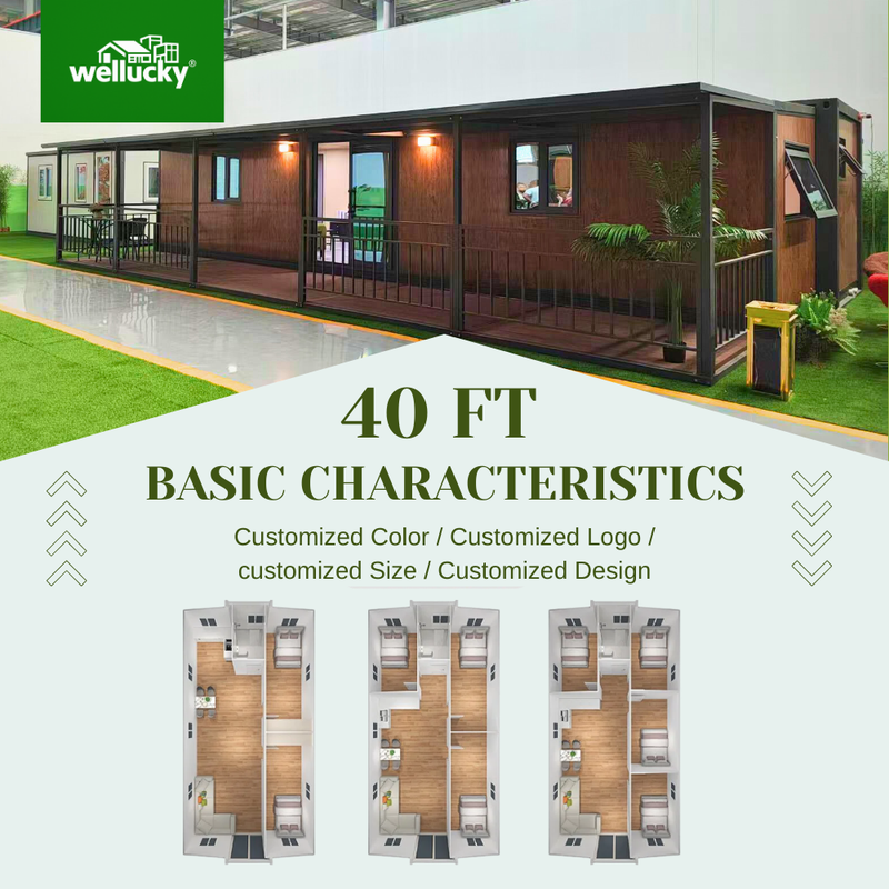 Modular Folding Container House 20ft 40ft