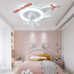 Anaokulu Fan Lambası, 2025 Yeni Stil Salınımlı Tavan Vantilatörü, Yatak Odası, Çocuk Odası, Yemek Odası, Ev Tipi - Gövde - Product Image 5
