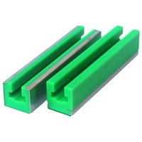 Glissières de guidage personnalisées, glissières à chaîne, rails coulissants, roulements, blocs en plastique nylon UHMWPE, guide linéaire