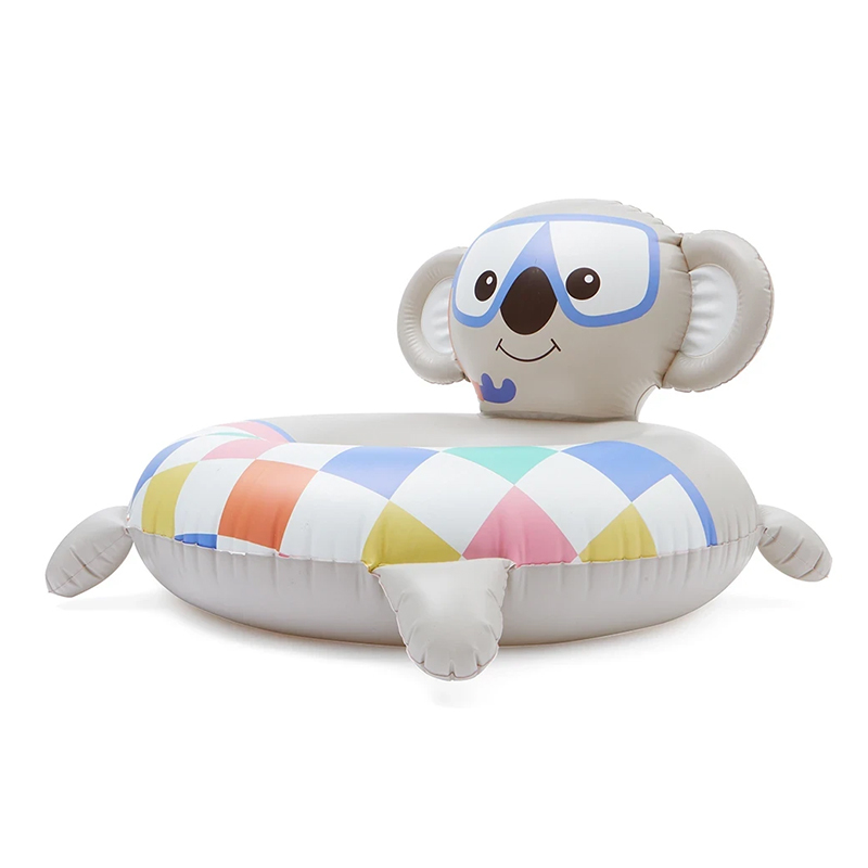 Bouée Koala Enfant 76cm – Flotteur Gonflable Piscine PVC Fluorescent – Anneau De Natation Pour 6-12 Ans – Plage & Jeux D’Été