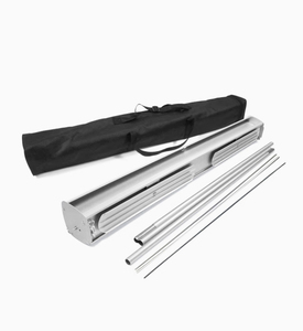 Quảng cáo thương mại hiển thị có thể thu vào nhôm di động biểu ngữ đứng cuộn lên hiển thị Pop doy gói đứng - Product Image 2