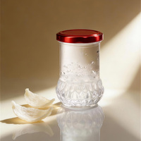 Nouveau design, bocaux en verre écologiques et non toxiques pour confiture et aliments, avec couvercles à clapet pour la conservation de la fraîcheur, Yatai 30ml 50ml
