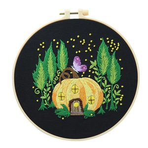 Whimsical Wonderland Animal Love DIY Embroidered Kit for Living Room Decor Hand-Stitched Embroidery Holiday Gift