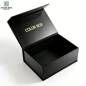 <span class=keywords><strong>Cajas</strong></span> de Papel de Lujo Rígidas a Medida con Cierre Magnético, Logotipo Personalizado, Reutilizables, con Asa de Cartón Brillante Cortada con Láser - Product Image 4