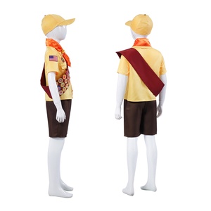 Costume de cosplay Russell de l'explorateur des grands espaces du <span class=keywords><strong>film</strong></span> d'animation, uniforme familial pour enfants et adultes, chapeaux et accessoires, tenue de jeu de rôle pour fête - Product Image 1
