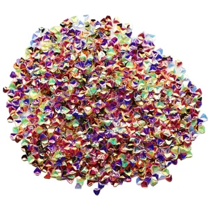 Wholesale 500g 3*4mm Laser Colorful Red Sequins Nail Art Sequins DIY Glitter Nail Art