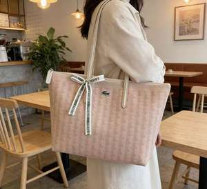 Bolso de Mano de Mujer de Moda, Estilo Francés, Lujo Ligero, <span class=keywords><strong>Vintage</strong></span>, Rayado, con Cierre de Cremallera, de Cuero PU - Product Image 5