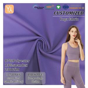 Fabrika Doğrudan Satış %87 <span class=keywords><strong>Polyester</strong></span> %13 Spandeks 175CM Triko Örgü Esnek ve Nefes Alabilen %100 <span class=keywords><strong>Polyester</strong></span> Kumaş Polo Tişört Kumaşı - Product Image 1