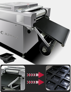 Многофункциональная автоматическая промышленная термоформовочная вакуумная упаковочная машина для мяса и яиц - Product Image 2