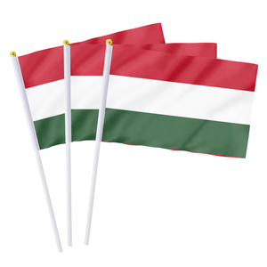 Produits promotionnels 14*21 cm 100% Polyester Matériel Mini <span class=keywords><strong>Drapeau</strong></span> Agitant À La Main Personnalisé Petit <span class=keywords><strong>Drapeau</strong></span> À Main <span class=keywords><strong>Hongrois</strong></span> - Product Image 1