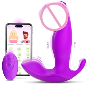 Stimolatore per Dildo clitoride con telecomando 3-in-1 USB alimentato con mutandine vibranti punto G e vibratore <span class=keywords><strong>vaginale</strong></span> per le donne - Product Image 6