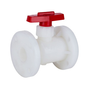 Válvula de bola CPVC manual de alta calidad de China, de 2 a 10 pulgadas, estándar ANSI/ASTM, con brida DN50-250, válvula de PVC-C con brida, lista para enviar - Product Image 5