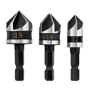 Guest Quality Chamfering Tool 90 Degree Hex Shank High Accuracy Metal Workpiece Deburring Drill - Product Image 2