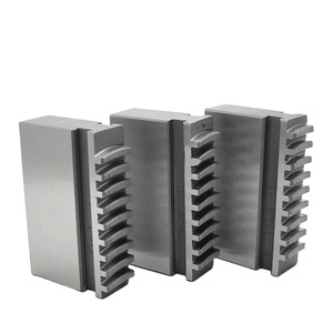 Mandrin de tour manuel K11-200 200 mm 8 pouces à trois mâchoires souples en acier inoxydable pour machines-outils de meulage et de fraisage - Product Image 1