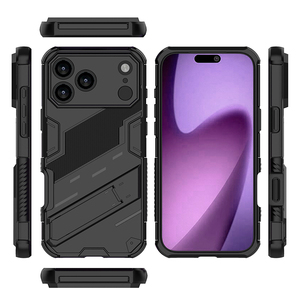 Funda de Lujo para Teléfono Móvil de TPU y PC para iPhone 17 Pro Max, Nueva Funda Protectora a la Moda con Soporte de Tira - Product Image 6