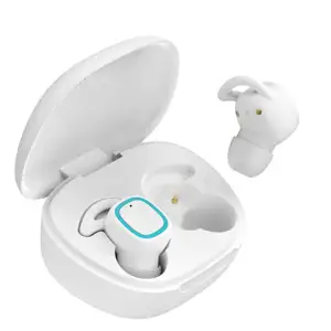 V5.3超迷你软无线耳机带发光二极管显示屏的睡眠用小耳塞
