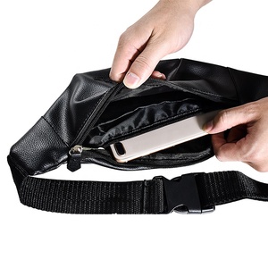 Usine <span class=keywords><strong>En</strong></span> Gros Noir Pu Sac <span class=keywords><strong>Banane</strong></span> <span class=keywords><strong>En</strong></span> <span class=keywords><strong>Cuir</strong></span> Hommes Ceinture Sac Étanche 2020 sac de Taille <span class=keywords><strong>en</strong></span> <span class=keywords><strong>cuir</strong></span> Avec Logo - Product Image 5