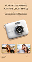 Nueva Cámara Digital CCD de Bolsillo 2026, Mini Cámara Retro HD, Cámara Portátil con Llavero, Cámara para Viajes al Aire Libre X6 Mini Cámara SQ11