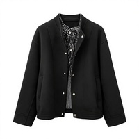 Manteau en laine double face à coupe ample pour homme