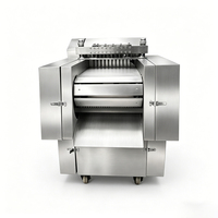 Scie à viande entièrement automatique commerciale avec moteur pour la découpe de poulet, canard, oie, poisson, pour usage en restaurant, capacité de 700 kg/h