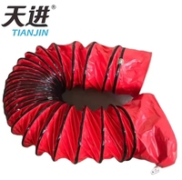 Matériau de conduit d'air en PVC industriel de Tianjin 700 GSM Imperméable Ignifuge Toile flexible pour la ventilation des conduits