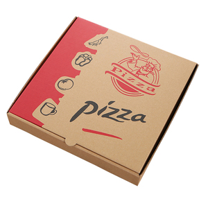 Various Sizes Cheap Pizza Packing Box With Logo Manufacturer of Corrugated Biodegradable Custom Pizza Box