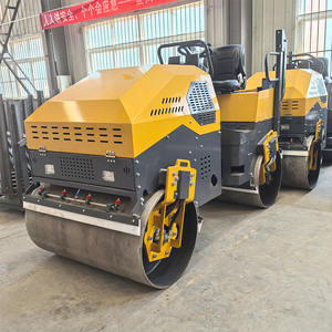 Machines de construction 2 tonnes 3 tonnes 4 tonnes 5 tonnes 6 tonnes 8 tonnes compacteur complet à rouleaux hydrauliques à vibration à tambour unique - Product Image 3
