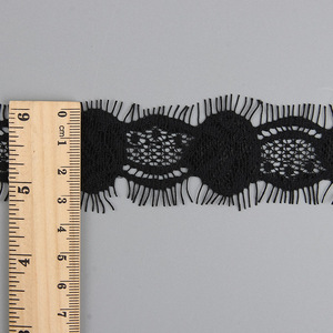 Morbido Pizzo in Nylon con Effetto Ciglia, Rete Chantilly per Biancheria Intima, Confortevole Bordatura in Pizzo - Product Image 5