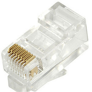 ขั้วต่อเครือข่าย Rj45 8P8C Cat5e ปลั๊กอีเธอร์เน็ตพลาสติกใส 100 ชิ้นต่อกล่อง - Product Image 3