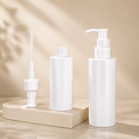 Flacon vide en plastique blanc avec pompe distributrice 100ml-300ml pour emballage cosmétique de nettoyant visage, crème et lotion – Vente en gros