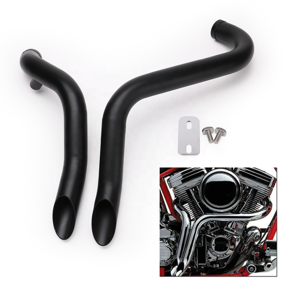 Новая Модифицированная выхлопная система из нержавеющей стали на заказ, 2 дюйма, выхлопная система для мотоцикла, глушитель для Harley, винтажный круиз, кафе, гонщик