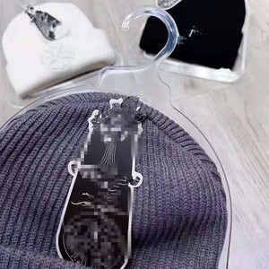 Kejia Hợp Thời Trang Phong Cách Ins Mùa Đông Chữ Thập Thư Dệt Kim Mũ Dày Mũ Len Ấm Áp Cho Các Cặp Vợ Chồng Mô Hình Hộp Sọ Phổ Thông Vải Tính Năng - Product Image 3