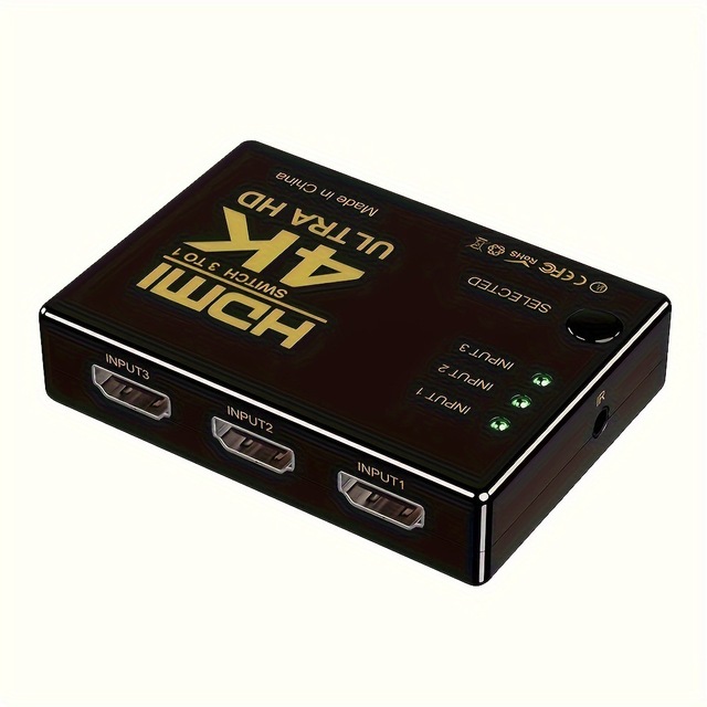 4K X 2K 3 to 1 Switch HDMI Splitter HDMI Matrix Switcher Smart TV Video HDMI Splitter 3 in 1 Out 4k