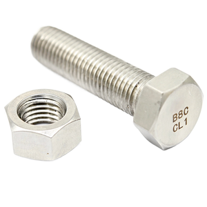 S/Thép 904L ss904l hợp kim titan <span class=keywords><strong>Hex</strong></span> <span class=keywords><strong>Bolt</strong></span> & Nuts M16 x 80mm đầy đủ chủ đề Stud <span class=keywords><strong>Bolt</strong></span> <span class=keywords><strong>M6</strong></span> M8 M12 M16 - Product Image 1