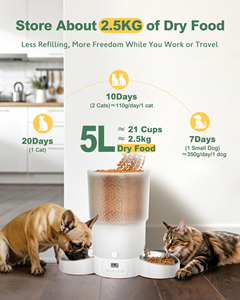 Smart Large Capacity Automatic Pet Feeder with <b>Timer</b> Remote Control and Eco-Friendly Solid Bowl for Cat and Dog Feeding - Product Image 3