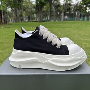 Chaussures d'été en toile de soie RO, bout rond, semelle extérieure en caoutchouc, semelle double épaisseur, lacets épais, sport décontracté, respirant - Product Image 1