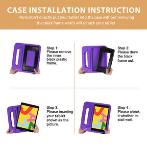 เคสกันกระแทก HGD Factory Universal Shockproof EVA แบบเต็มตัว พร้อมที่จับและขาตั้ง ซิลิโคนน่ารักสำหรับเด็ก สำหรับ iPad 10.2 นิ้ว 2021 และ iPad Pro 10.5 นิ้ว 2019 - Product Image 5