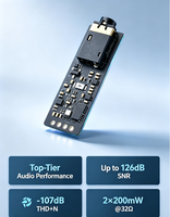 Amplificateur de casque DAC Type-C vers 3,5 mm CS43198+SGM8262, dongle audio USB HiFi sans perte
